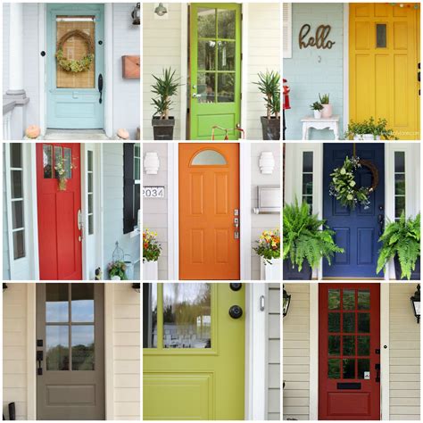 27 Best Front Door Paint Color Ideas | Door paint colors, Front doors and Curb appeal