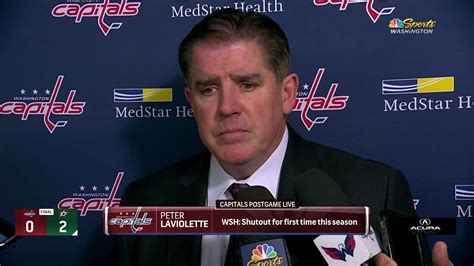 Capitals head coach Peter Laviolette reacts to 'difficult' loss to Stars - NBC Sports Washington