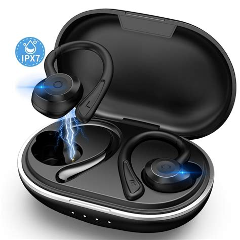 Muzili True Wireless Earbuds with Charging Case, Bluetooth 5.0 Workout ...