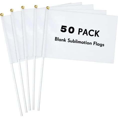 White Small Mini Flags Bulk Sublimation Blank Flags Solid - Temu Australia