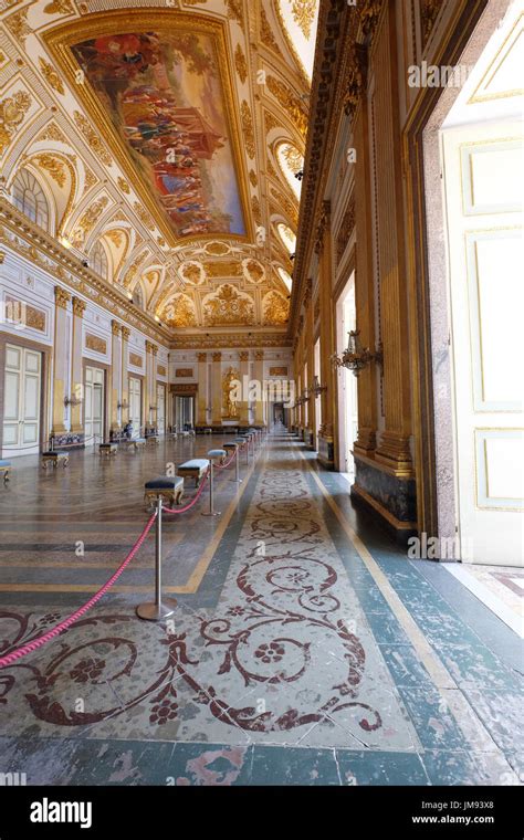 The throne room, Royal Palace of Caserta (reggia di caserta),Caserta,Campania,Italy Stock Photo ...