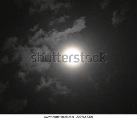 Photographing Full Moon On Winter Night Stock Photo 2079666301 ...