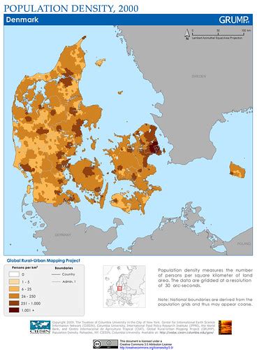 Denmark: Population Density, 2000 | Population density measu… | Flickr