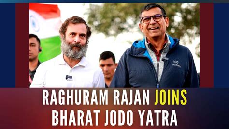 Former RBI Governor Raghuram Rajan Joins Bharat Jodo Yatra