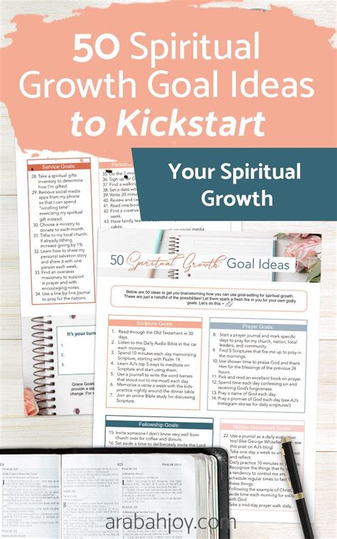 50 spiritual growth goal ideas to jumpstart your spiritual growth – Artofit