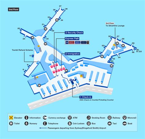 Guide for facilities in Sydney Kingsford Smith International Airport ...