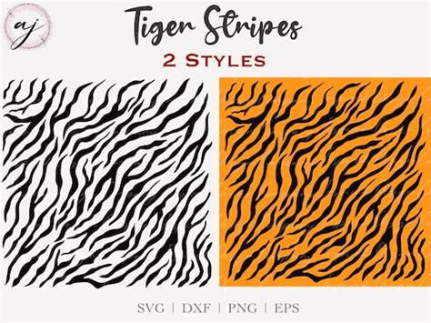 Tiger Stripes SVG Tiger Pattern Svg Bengal Tiger Pattern - Etsy