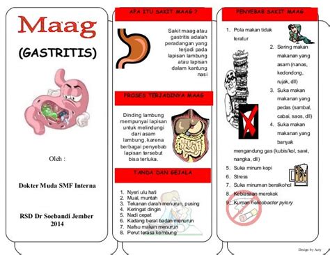 Leaflet maag