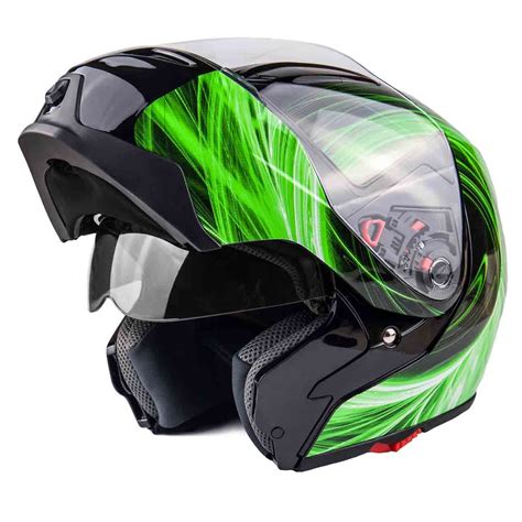 Green Modular Motorcycle Helmets | Motorcycle helmets, Modular motorcycle helmets, Helmet