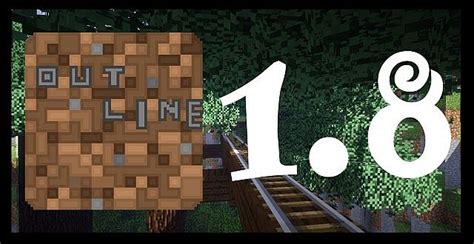 Outline Texture Pack for Minecraft 1.8 – MinecraftDLs