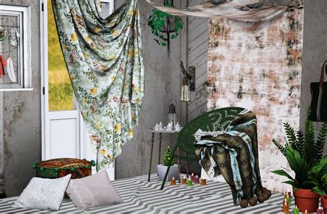 Bohemian Collection - Over Boho TS3 | Sims 4 cc furniture, Sims house, Victorian style house