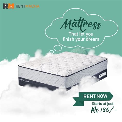 Mattress on rent | Mattress, Social media branding design, Graphic design posters layout