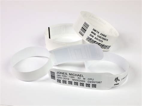 Hospital Bracelet and Patient ID Barcode Wristbands | Zebra