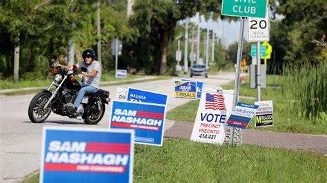 Photos: Polls open in Tampa Bay for Florida's primary elections