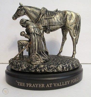 Arnold Friberg's Prayer at Valley Forge Statue 5"x5 | #484408375