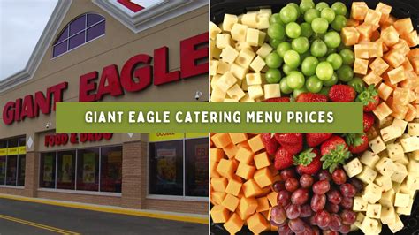 Giant Eagle Catering Menu Prices 2025: From $5 to $179.99