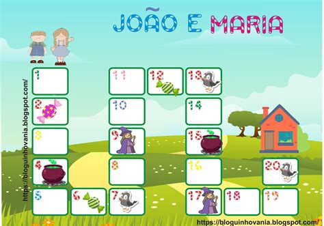 JOGO DE Trilha: João e Maria