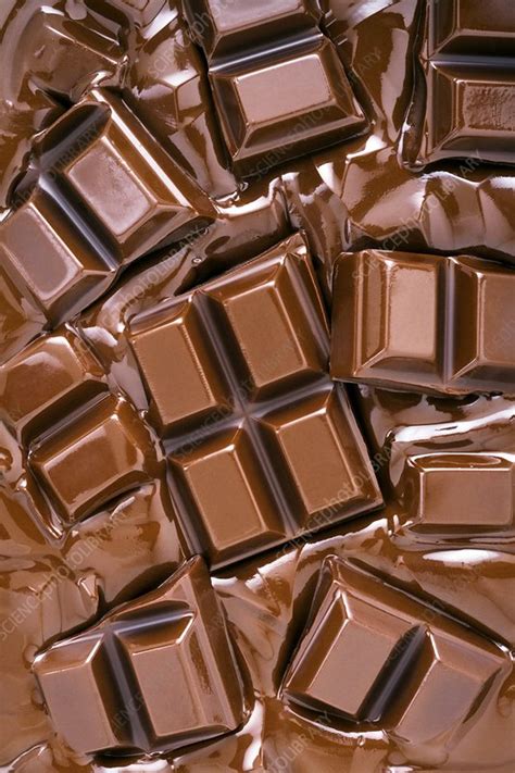 Melting chocolate - Stock Image - F001/0537 - Science Photo Library