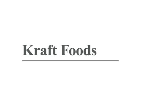 Kraft Foods Logo PNG Transparent & SVG Vector - Freebie Supply