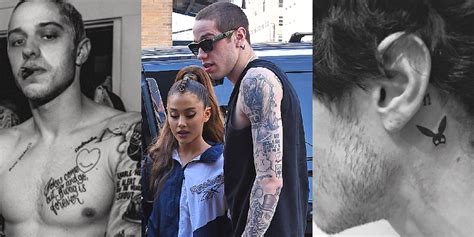 Pete Davidson Tattoos and Meanings - See Pete's Ariana Grande Tattoos