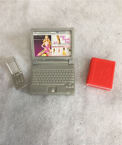 Barbie doll Cell phone , computer & book | Mercari | Barbie dolls, Barbie toys, Barbie