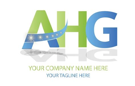 Premium Vector | Ahg letter logo