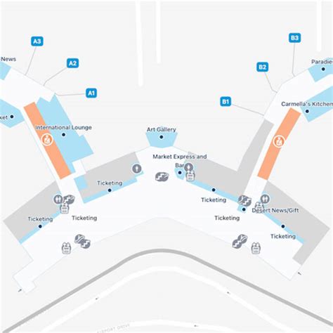 Tucson Airport Map | TUS Terminal Guide