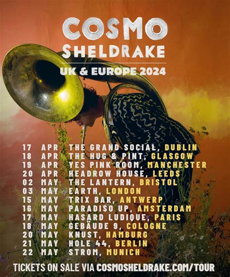 Cosmo Sheldrake - UK & Europe Tour 2024 - 16 May 2024 - Tolhuistuin ...