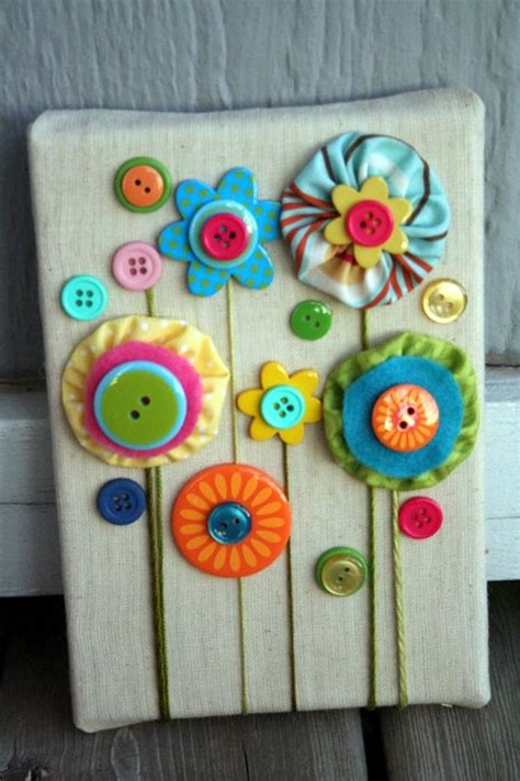 40 Cool Button Craft Projects for 2016 - Bored Art