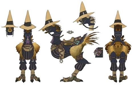 Chocobo Black Mage Art - Final Fantasy XIV: A Realm Reborn Art Gallery