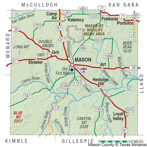 Llano Texas Map - Printable Maps