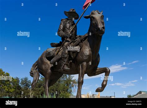 Statue of a Texas Ranger outside the Texas Ranger Museum in Waco, Texas ...