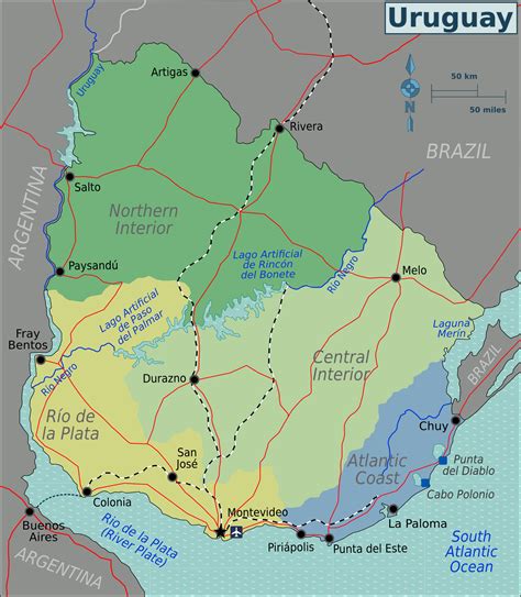 File:Uruguay Regions map.png - Wikitravel