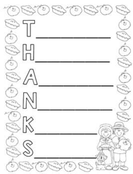 "Thanks" Acrostic Poem | Acrostic poem, Acrostic, Teaching holidays