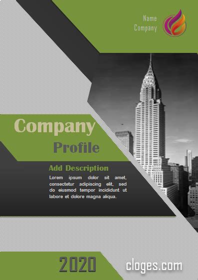 Company Profile Design Template Word - Darrin Kenney's Templates