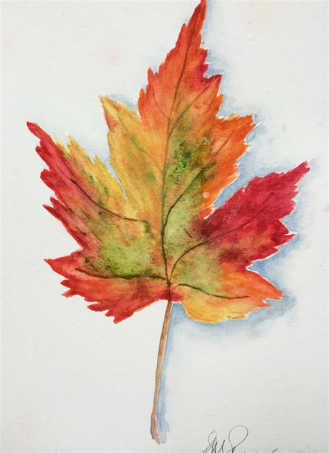 watercolor fall leaves - Google Search | Hojas pintadas, Hojas de otoño, Pinturas de hoja