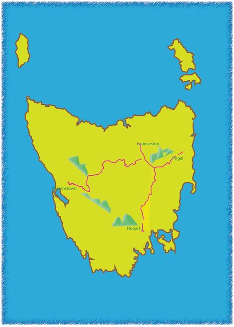 craftcreations: Tasmania Map