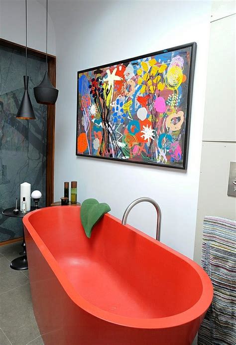 Colored Bathtubs Ideas for modern bathroom | Interior Design Ideas | AVSO.ORG