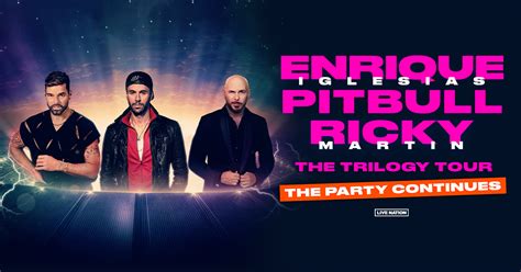 The Party Continues – International Superstars Enrique Iglesias, Ricky Martin & Pitbull Expand ...