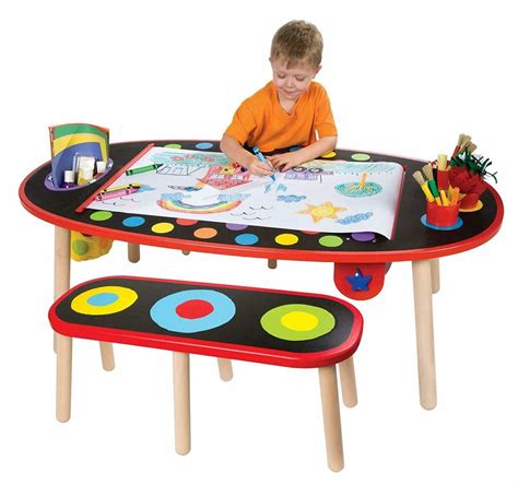 Art Table With Storage - Foter