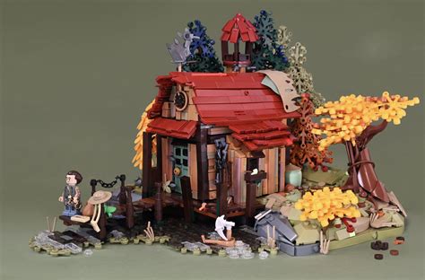 A beautiful autumnal scene, recreated in Lego | Cool lego creations, Lego, Lego creations