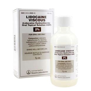 Lidocaine HCL Viscous 2% 100ml Rx