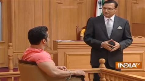 Salman Khan Asks Rajat Sharma about His Life's Struggles in Aap Ki ...