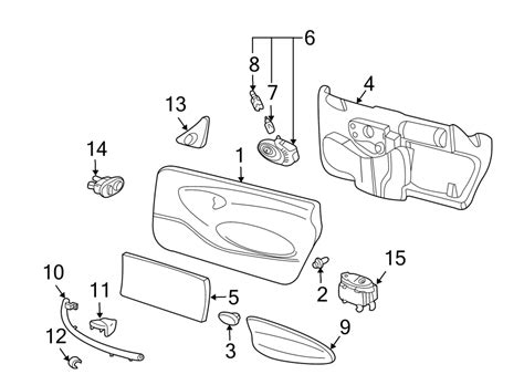 2003 Porsche Boxster Interior Door Pull Handle Cap. Black. TRIM, Left, Group, Cover, Body ...