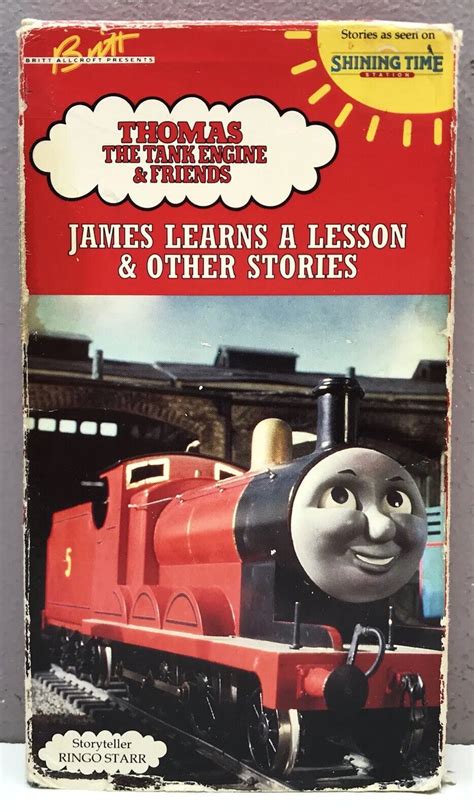 Mavin | Thomas The Tank Engine & Friends James Learns A Lesson VHS Video Tape Train RARE