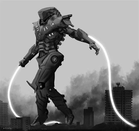 ArtStation - Pacific Rim - Uprising, early Jaeger sketches , Karl Lindberg Robot Concept Art ...