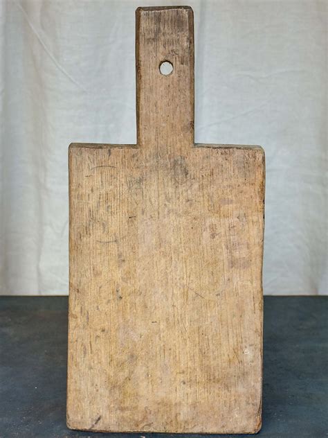 Large antique French cutting board with long handle 21 ¼'' – Chez Pluie