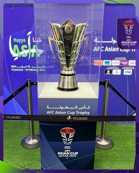 The 2023 Asian Cup trophy was presented in Qatar | Sport