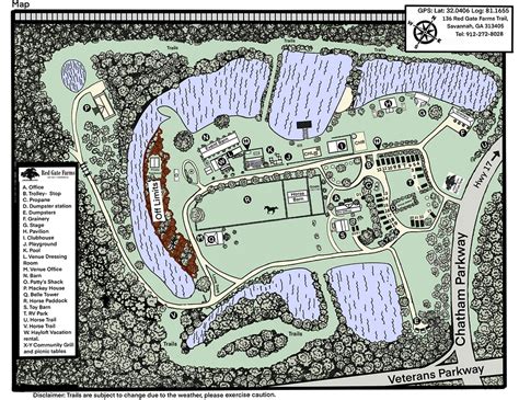 Site Map | Red Gate Farms RV Resort | Savannah GA