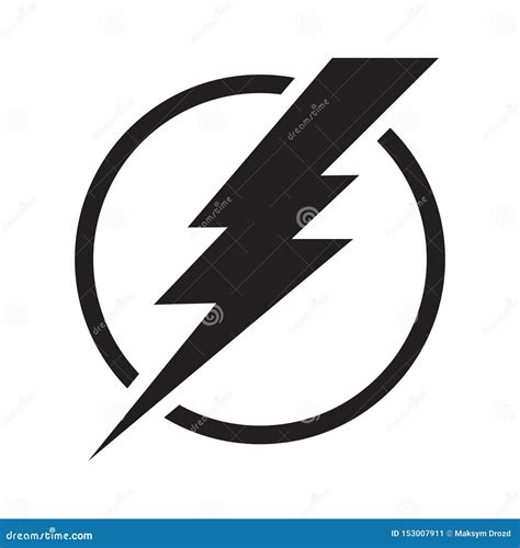 Lightning, Electric Power Vector Logo Design Element. Energy And ...